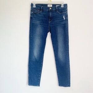 Frame Denim Le Garçon Azure Medium Rise Jeans 28
